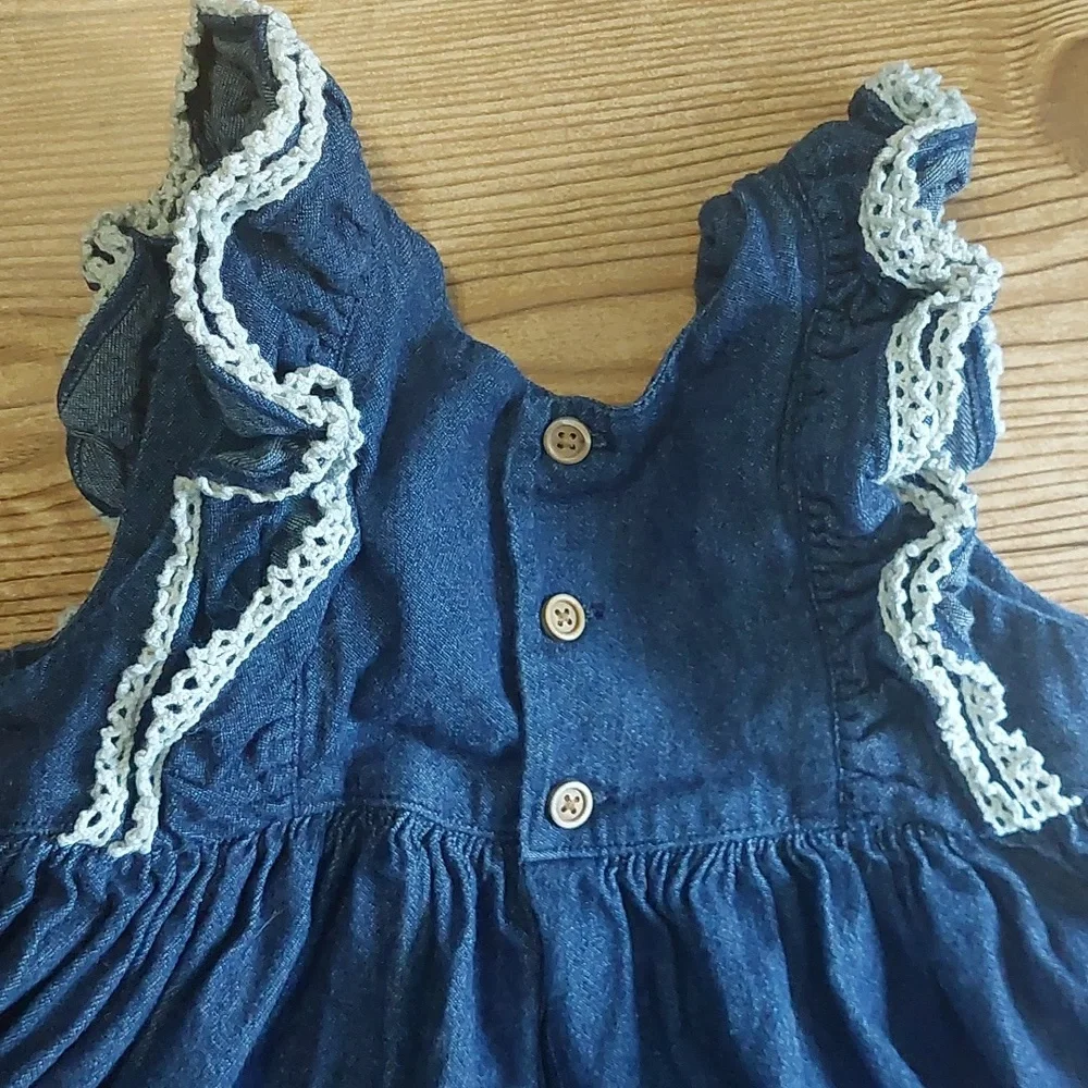 Eleanor Rose Chambray Denim Dress - Picture 5 of 7